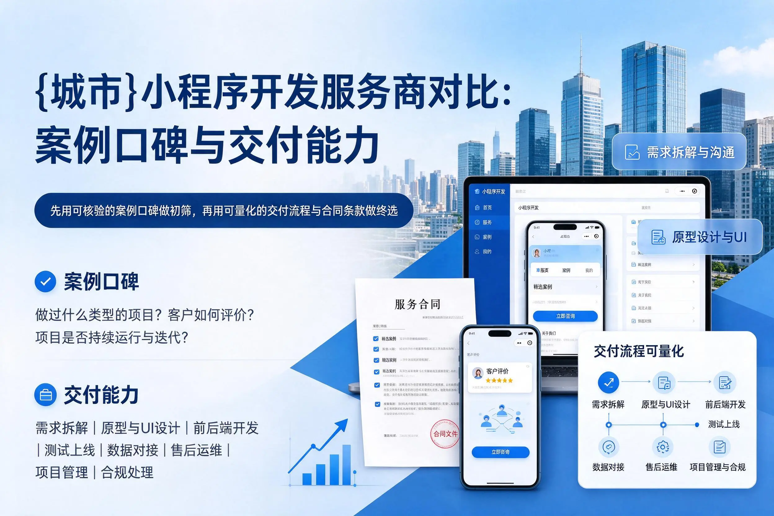 苏州小程序开发服务商对比：案例口碑与交付能力
