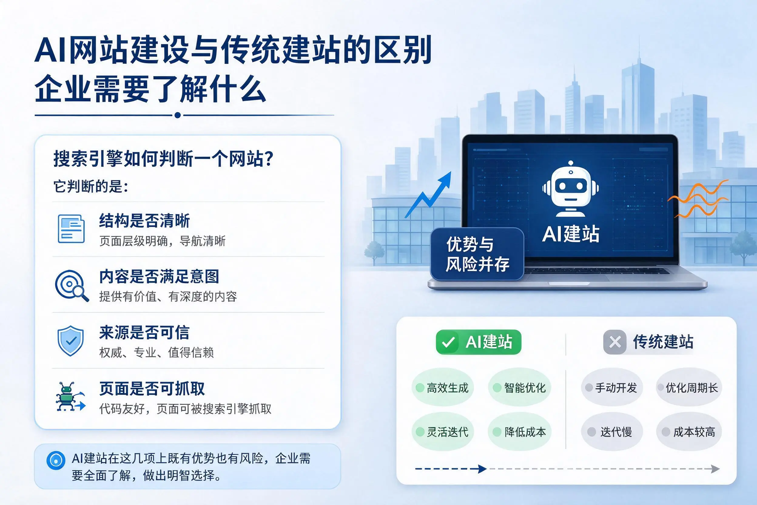 AI网站建设与传统建站的区别，苏州企业需要了解什么