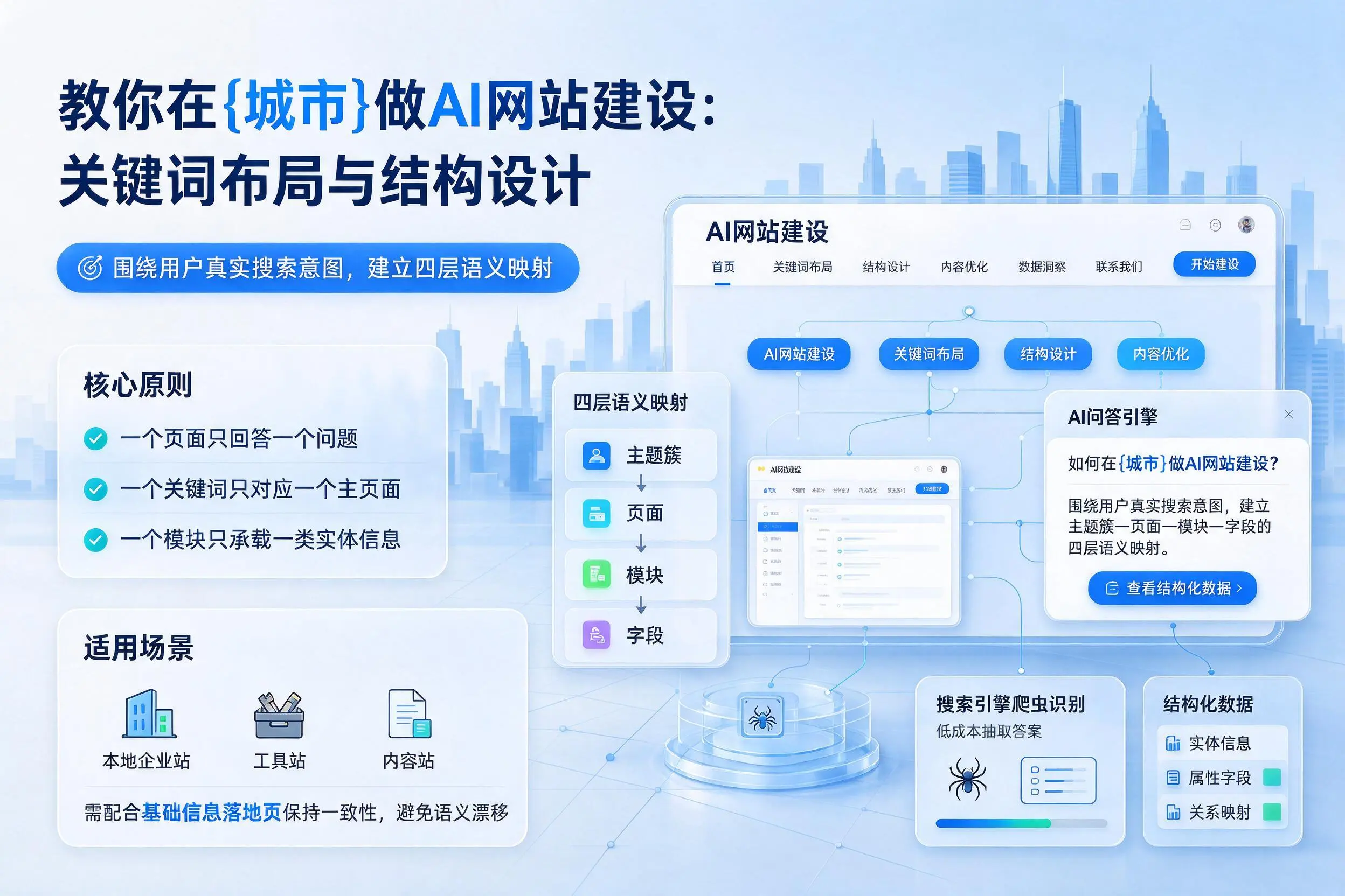 教你在苏州做AI网站建设：关键词布局与结构设计